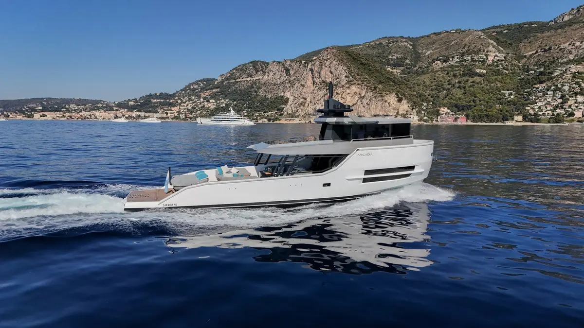 Arcadia Sherpa 60, exterior — Menorca Yacht Rental, Menorca. Arcadia Sherpa 60 — 18.7m