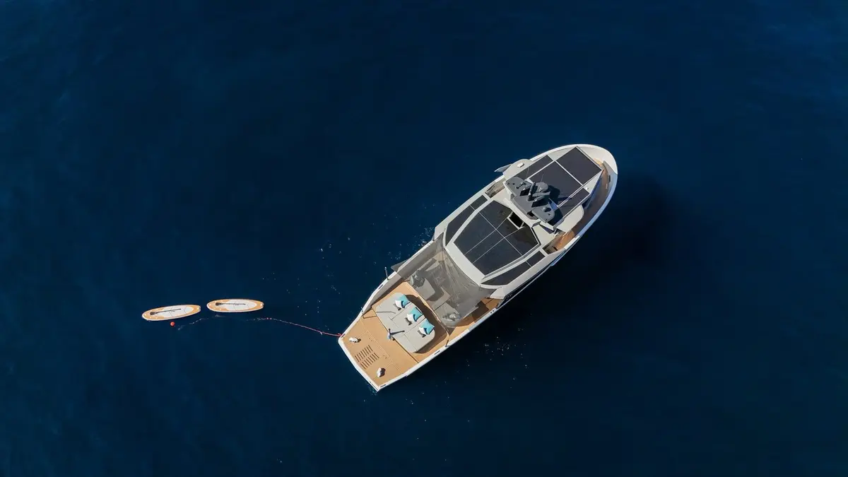 Arcadia Sherpa 60, main deck — Menorca Yacht Rental, Menorca. Arcadia Sherpa 60 — 18.7m