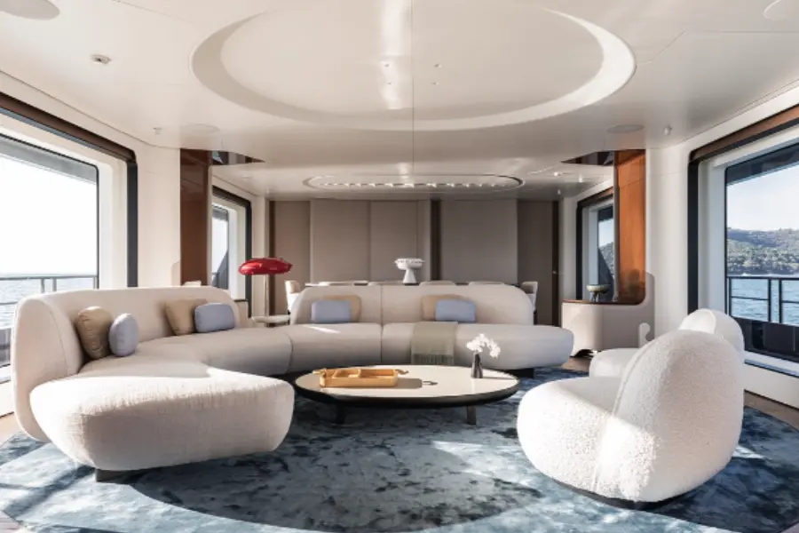 Azimut 116, main deck — Menorca Yacht Rental, Menorca. Azimut 116 — 36m