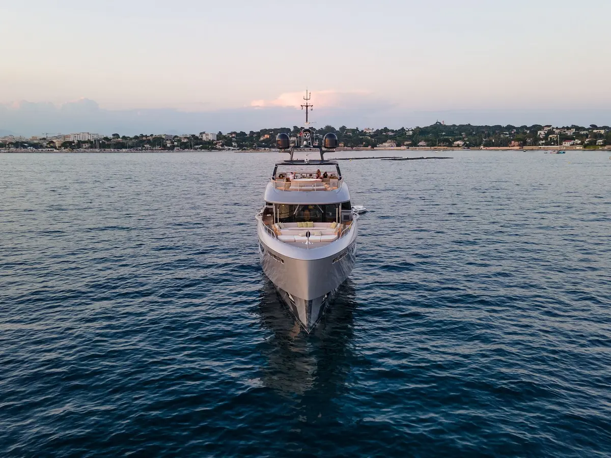 Oasis 40, aft deck — Menorca Yacht Rental, Menorca. Oasis 40 — 40m