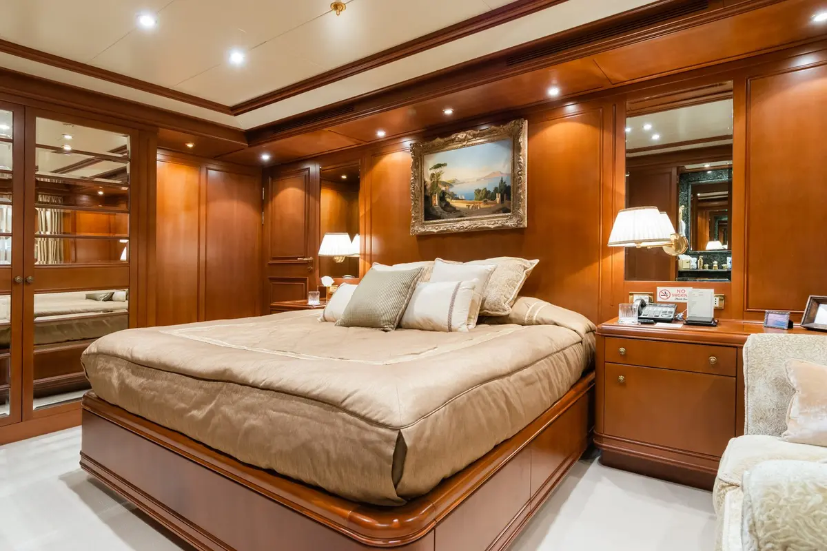 Apogee, aft deck — Menorca Yacht Rental, Menorca. Apogee — 62.5m