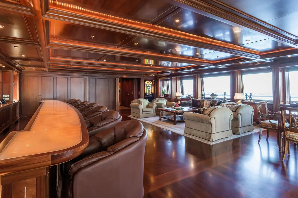 Apogee, flybridge — Menorca Yacht Rental, Menorca. Apogee — 62.5m