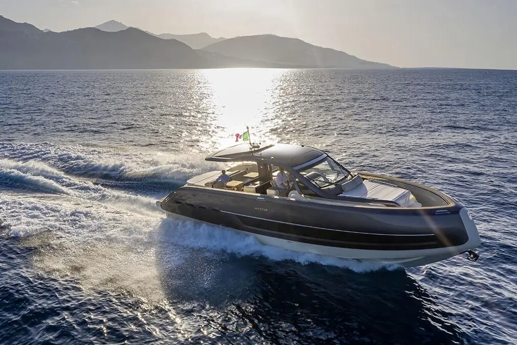 Invictus 460, aft deck — Menorca Yacht Rental, Menorca. Invictus 460 — 14.4m