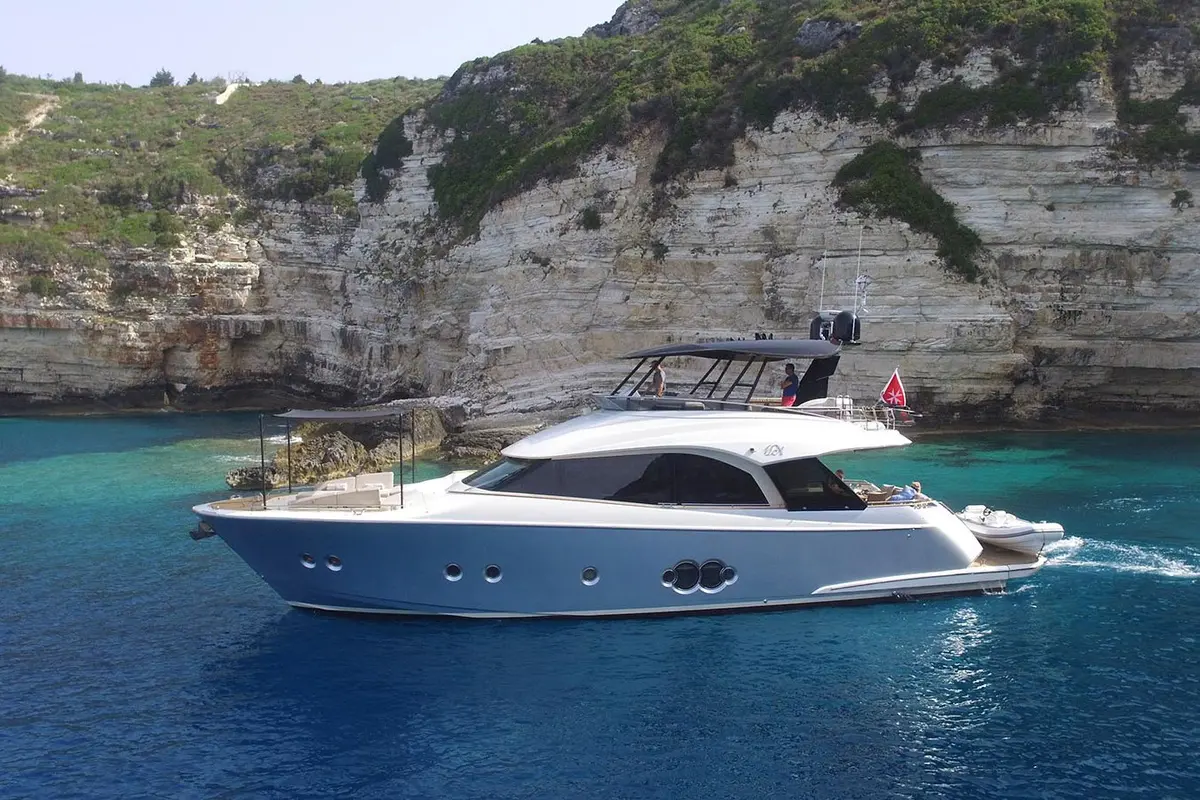 MCY66, exterior — Menorca Yacht Rental, Menorca. MCY66 — 20m