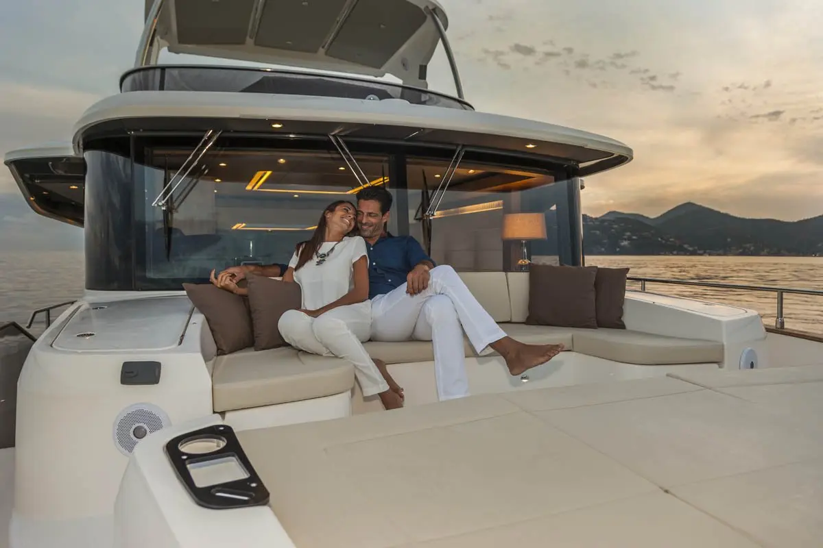 Navetta 58, flybridge — Menorca Yacht Rental, Menorca. Navetta 58 — 17m
