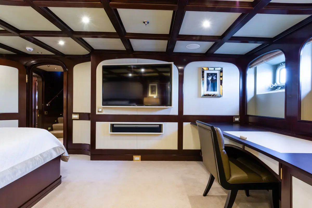 The Wellesley, aft deck — Menorca Yacht Rental, Menorca. The Wellesley — 56m