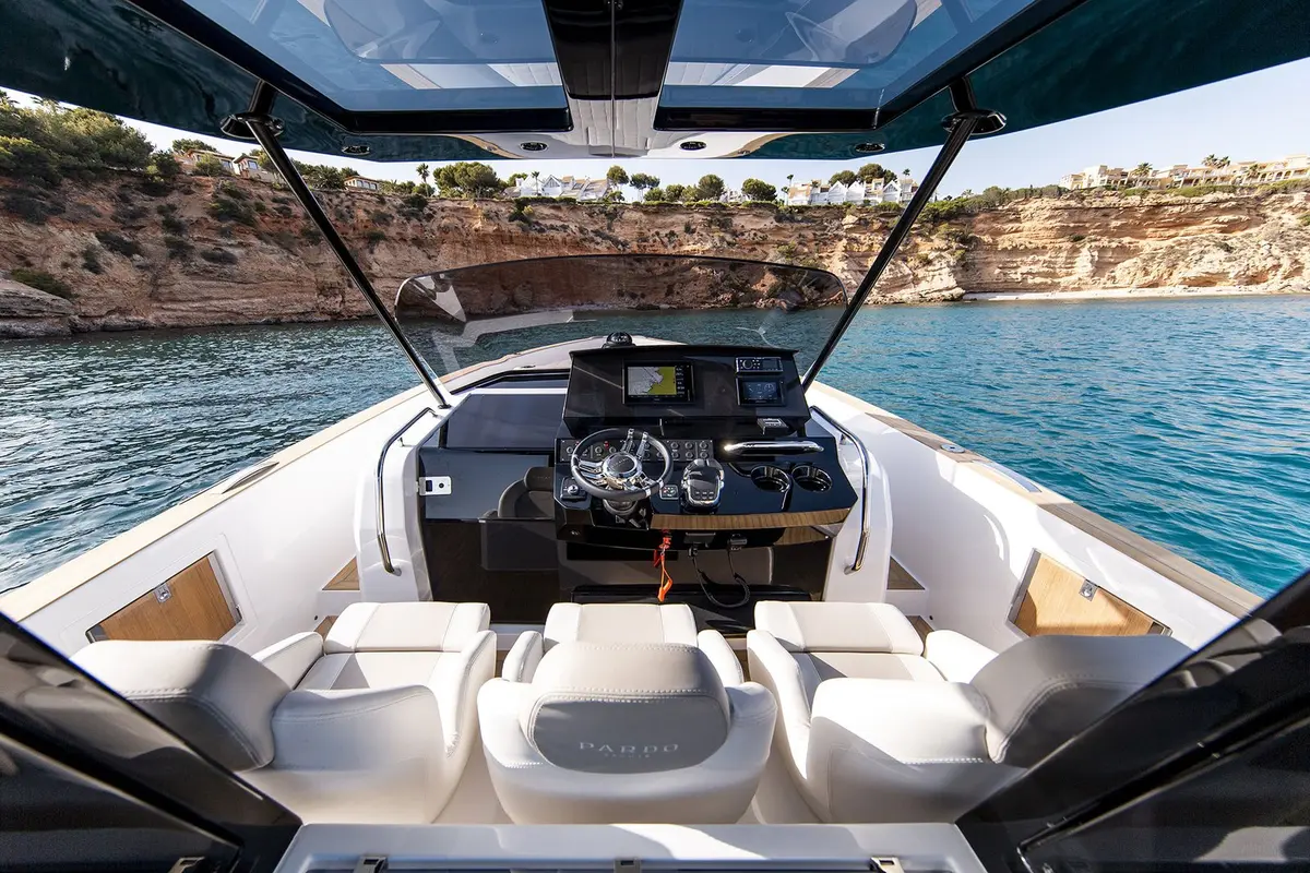 Pardo 38, main deck — Menorca Yacht Rental, Menorca. Pardo 38 — 11.56m