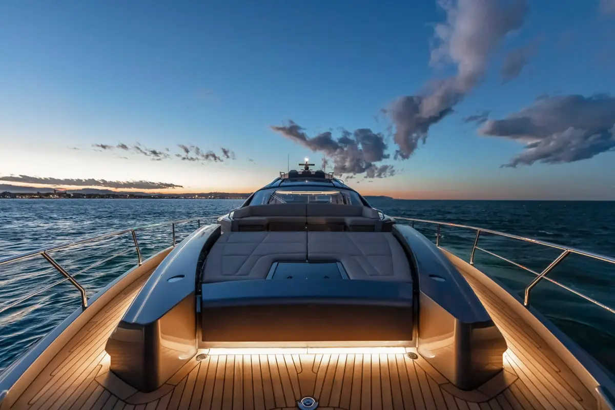 Pershing 8X, flybridge — Menorca Yacht Rental, Menorca. Pershing 8X — 25m