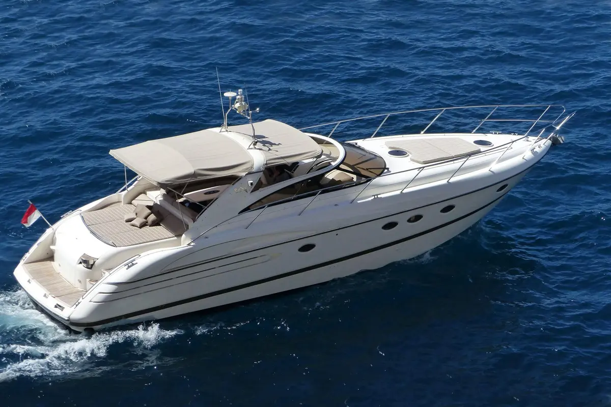 Princess 50, exterior — Menorca Yacht Rental, Menorca. Princess 50 — 15.5m