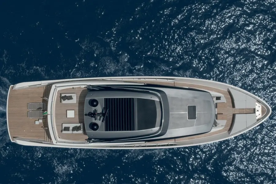 Sanlorenzo 112, main deck — Menorca Yacht Rental, Menorca. Sanlorenzo 112 — 34m