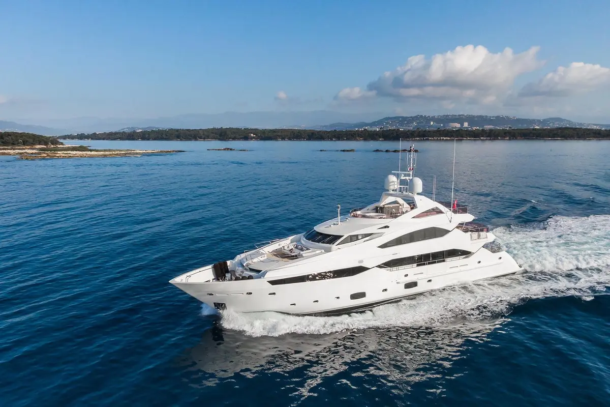 Thumper, aft deck — Menorca Yacht Rental, Menorca. Thumper — 40m