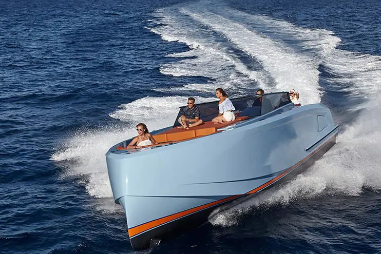 Vanquish VQ60, aft deck — Menorca Yacht Rental, Menorca. Vanquish VQ60 — 18.3m