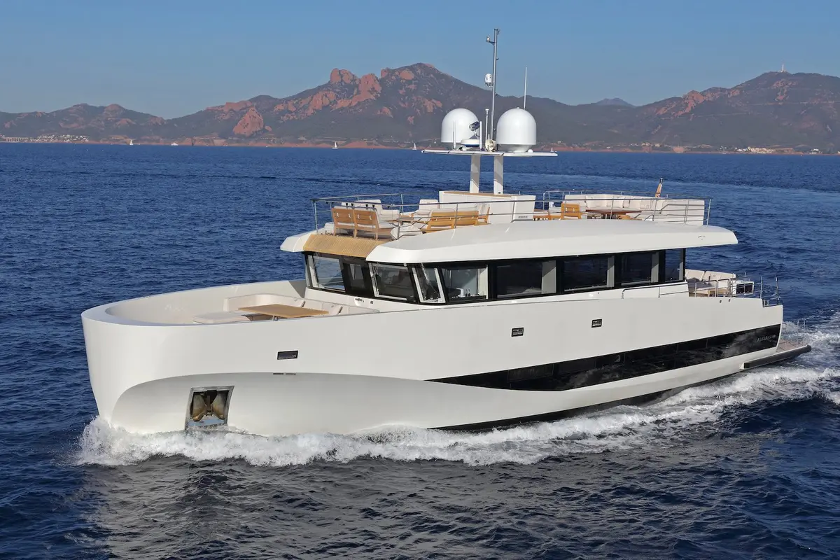 WallyAce 26, aft deck — Menorca Yacht Rental, Menorca. WallyAce 26 — 26m